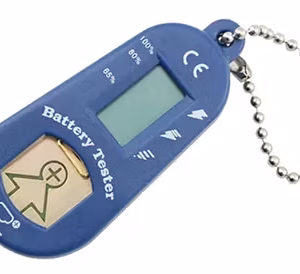 Batteritester til høreapparatbatterier