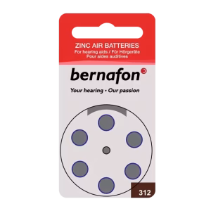 Bernafon 312 Batteri