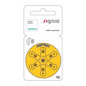 Signia 10 Batteri