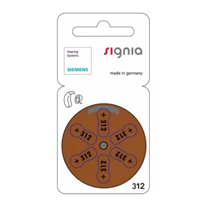 Signia 312 Batteri
