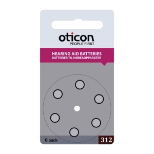 Oticon 312 Batteri