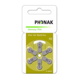 Phonak 10 Batteri